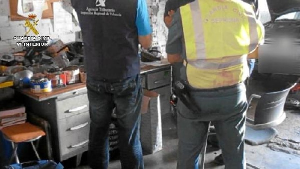 Talleres de coches, la Guardia Civil detectó más de 17.000 irregularidades en 2014