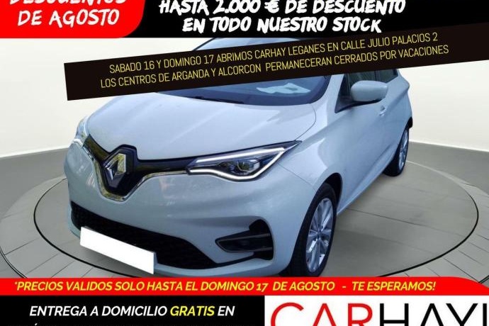 RENAULT ZOE INTENS R135 BATERÍA PROPIEDAD 50KWH