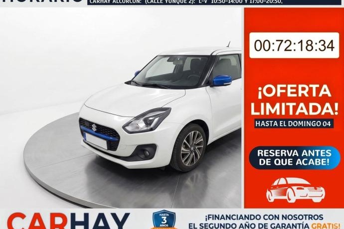 SUZUKI SWIFT 1.2 Mild Hybrid GLE Blue & White