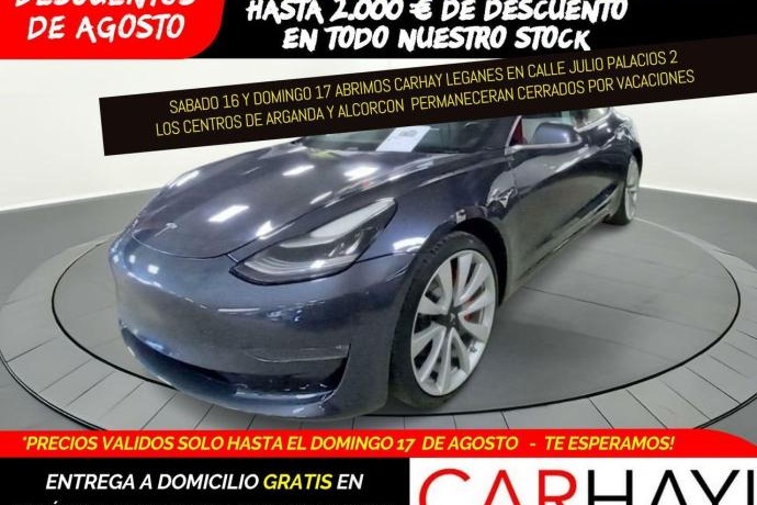 TESLA MODEL 3 75 KWH PERFORMANCE DUAL MOTOR