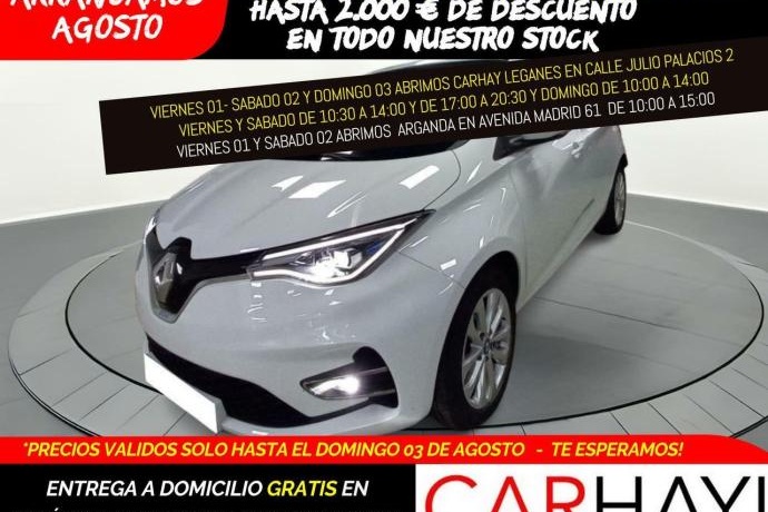 RENAULT ZOE INTENS  R135 BATERÍA PROPIEDAD 50KWH