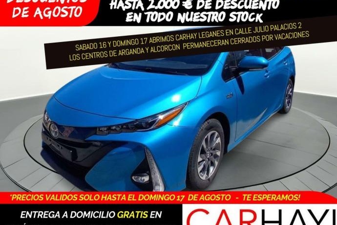 TOYOTA PRIUS PHV 1.8I VVT-I PHEVSOLAR 5PL. CVT