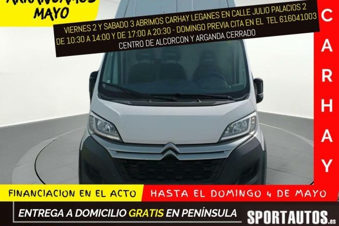 CITROEN JUMPER 35 L4H3 HEAVY HDI 130cv 96KW FURGÓN