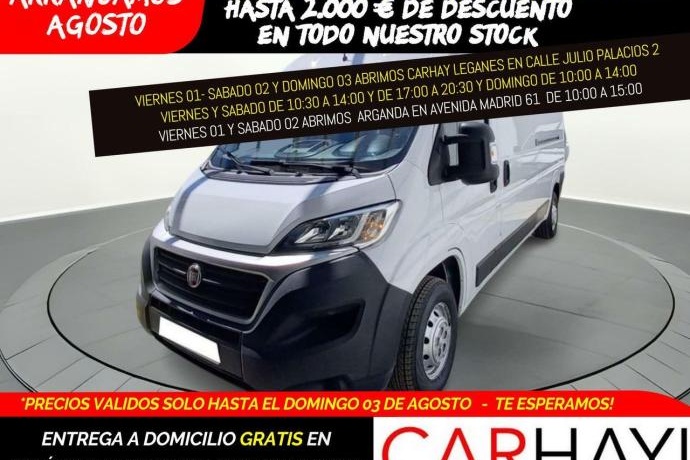 FIAT DUCATO FURGÓN 2.0 Mjet L3H2 (EU6)