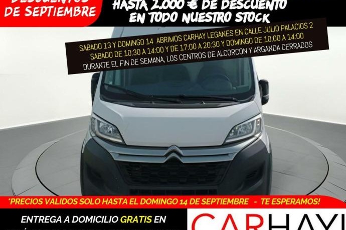 CITROEN JUMPER 35 L4H3 HEAVY HDI 130cv 96KW FURGÓN