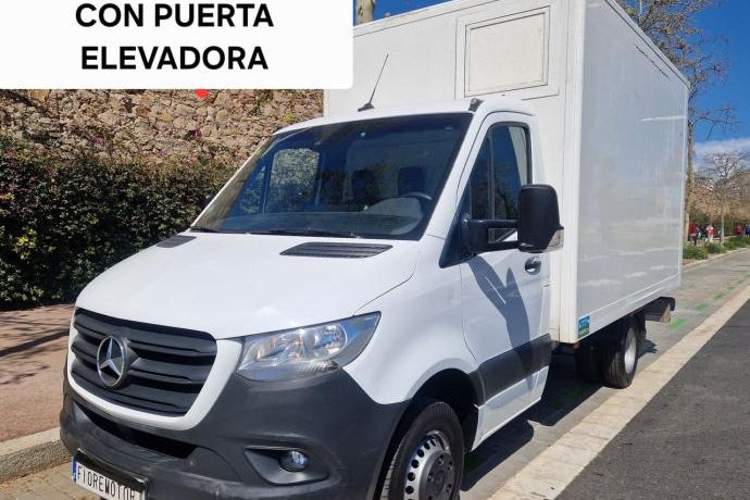 MERCEDES-BENZ SPRINTER 516 LARGO  CON PUERTA ELEVADORA  3.5 T