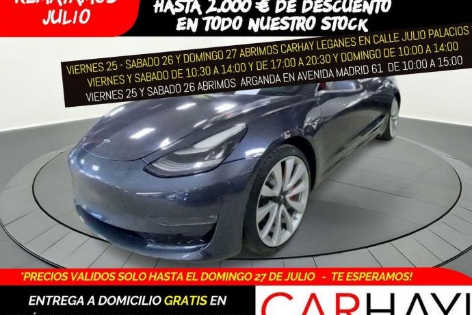 TESLA MODEL 3 75 KWH PERFORMANCE DUAL MOTOR