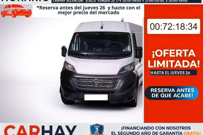 FIAT DUCATO 35 L2H2 Nat.Pow (100kW) EU6 D-temp GNC