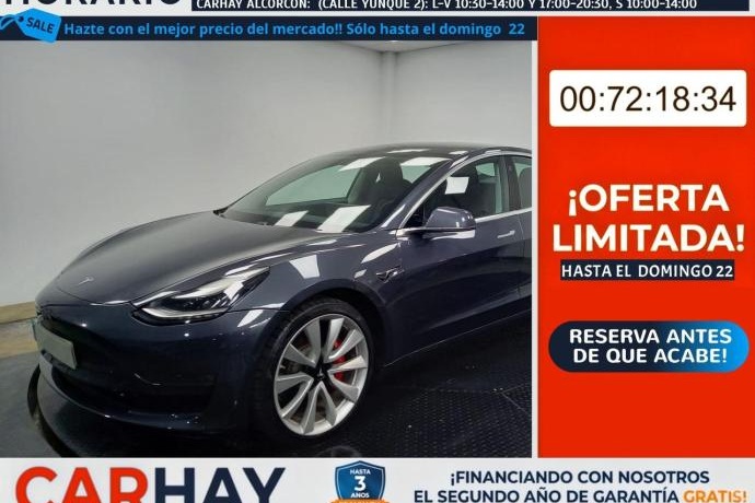 TESLA MODEL 3 75 KWH PERFORMANCE DUAL MOTOR