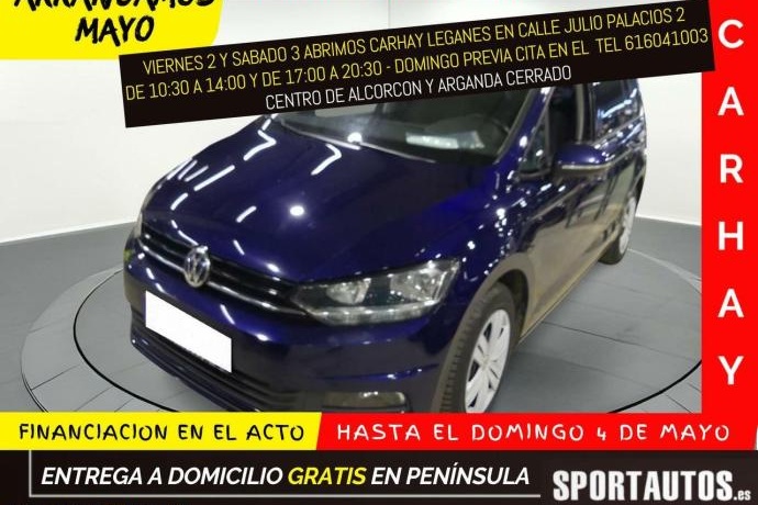 VOLKSWAGEN TOURAN 1.6 TDI SCR TRENDLINE (EU6.2) - 5 PLAZAS