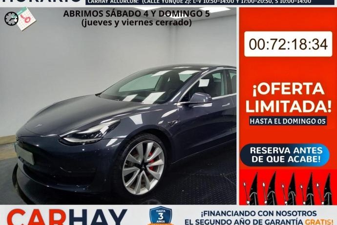 TESLA MODEL 3 75 KWH PERFORMANCE DUAL MOTOR