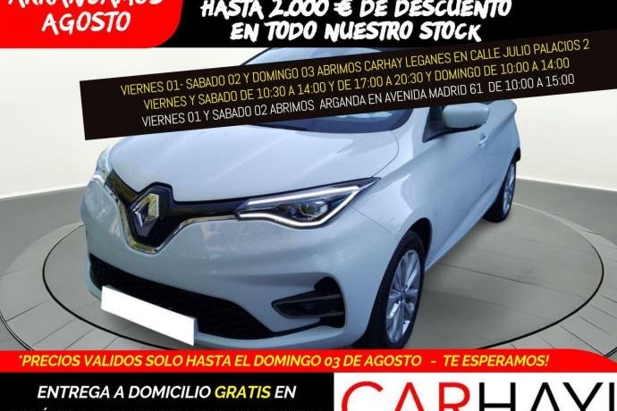 RENAULT ZOE INTENS R135 BATERÍA PROPIEDAD 50KWH
