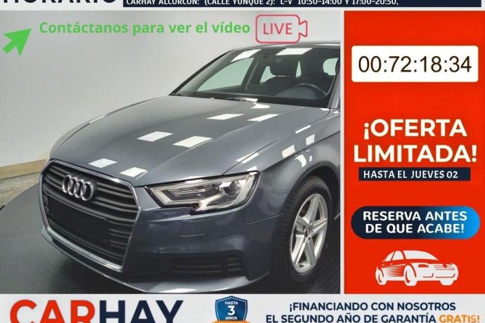 AUDI A3 SPORTBACK 2.0 35 TDI 110KW S TRONIC