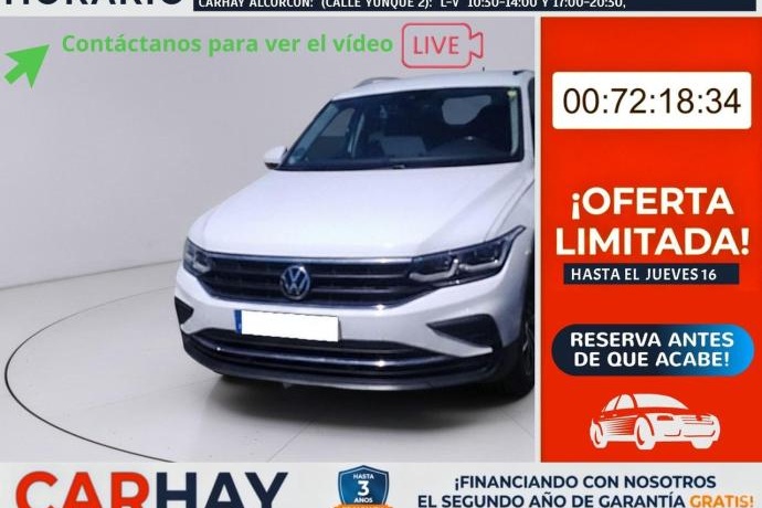VOLKSWAGEN TIGUAN Life 1.4 TSI eHybrid 180kW (245CV) DSG