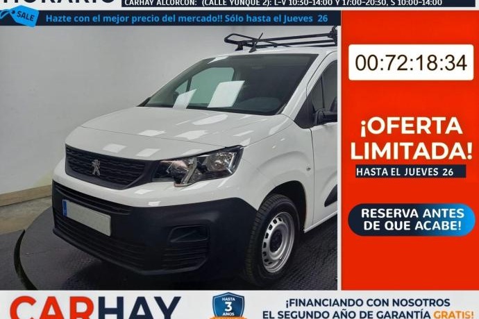 PEUGEOT PARTNER PRO STANDARD 600KG BLUE HDi 73 KW FURGÓN