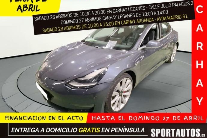 TESLA MODEL 3 75 KWH PERFORMANCE DUAL MOTOR