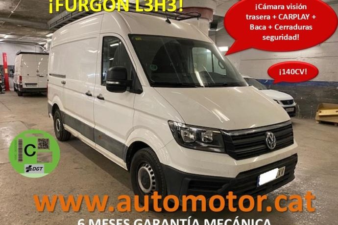 VOLKSWAGEN CRAFTER 35 Furgon BM TA L3H3 2.0TDI 103kW140CV