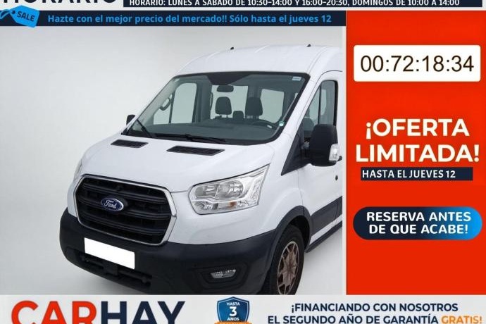 FORD TRANSIT 330 96kW L2H2 Kombi Trend MHEV - 9PLAZAS