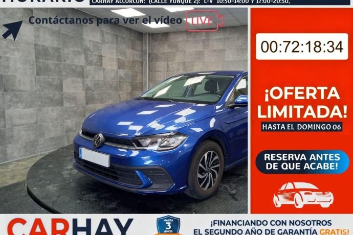 VOLKSWAGEN POLO Life 1.0 TSI 70kW (95CV)