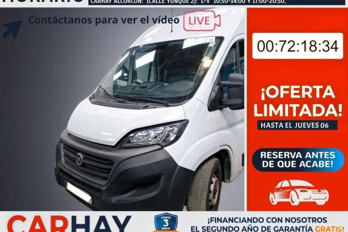 FIAT DUCATO MAXI 35 FURGON MWB HR 3.0 GNC