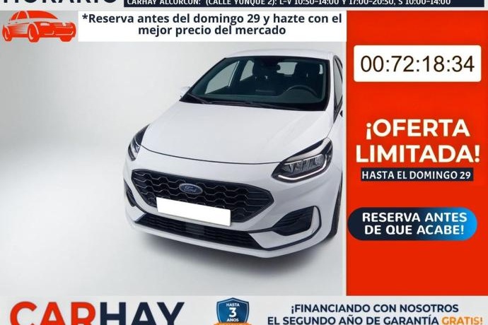 FORD FIESTA 1.0 EcoBoost MHEV 92kW(125CV) ST-Line 5p