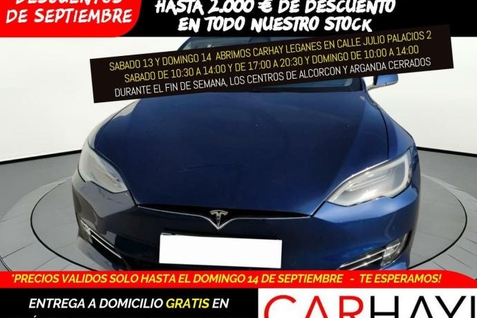 TESLA MODEL S 100D 4WD berlina con portón 345KW 5P
