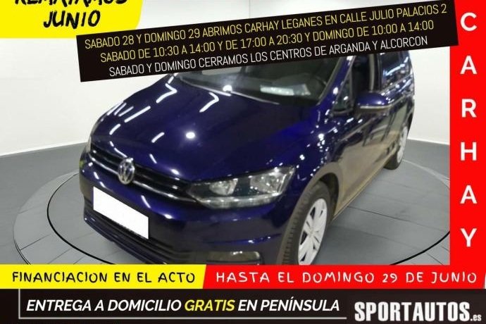 VOLKSWAGEN TOURAN 1.6 TDI SCR TRENDLINE (EU6.2) - 5 PLAZAS