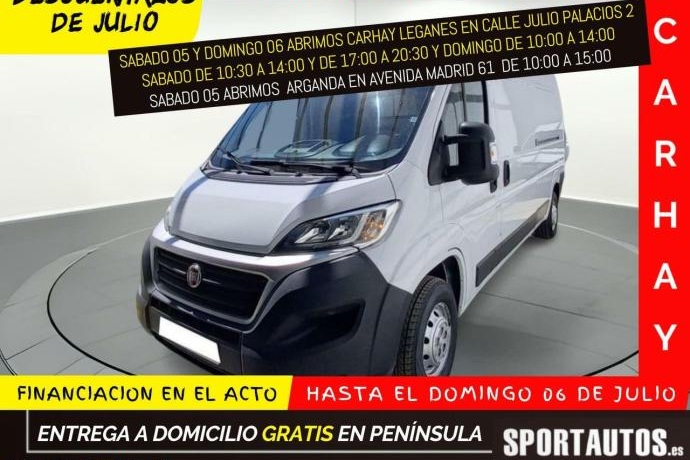 FIAT DUCATO FURGÓN 2.0 Mjet L3H2 (EU6)