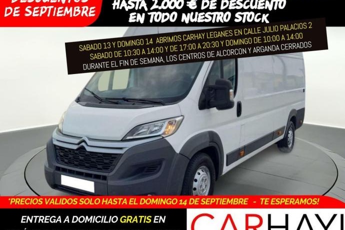 CITROEN JUMPER FURGÓN 2.0 Blue HDi 35 L4H3 Heavy 130