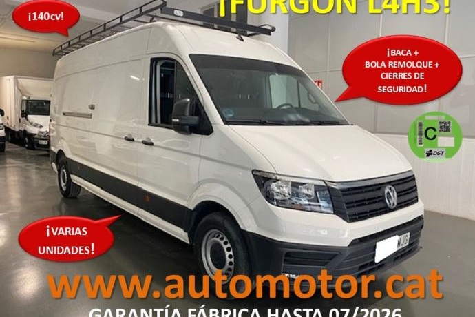 VOLKSWAGEN CRAFTER 35 Furgon BL TA L4H3 2.0TDI 103kW 140CV