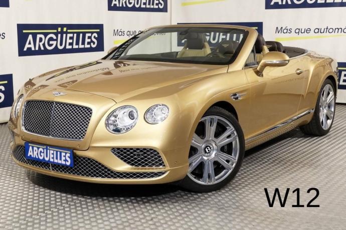 BENTLEY CONTINENTAL GTC 6.0 W12 Cabrio 590cv