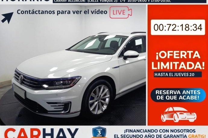 VOLKSWAGEN PASSAT VAR GTE 1.4 TSI BUSINESS PLUG-IN HYBRID