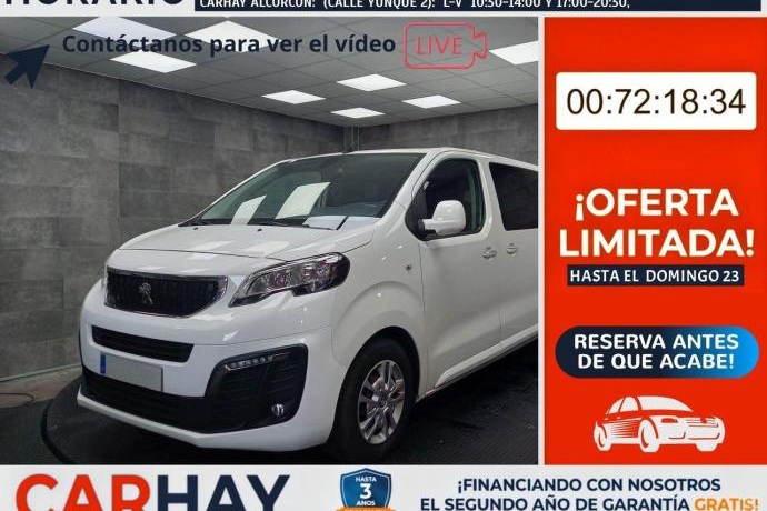 PEUGEOT TRAVELLER 1.5 BlueHDi L2 Std Business S&S (EU6.2)