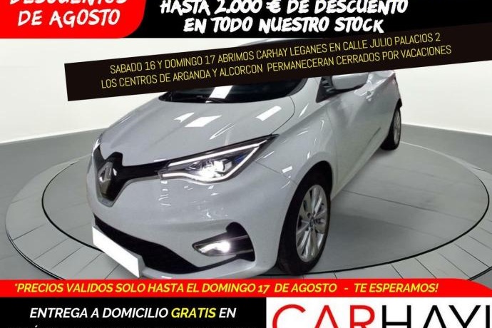 RENAULT ZOE INTENS  R135 BATERÍA PROPIEDAD 50KWH