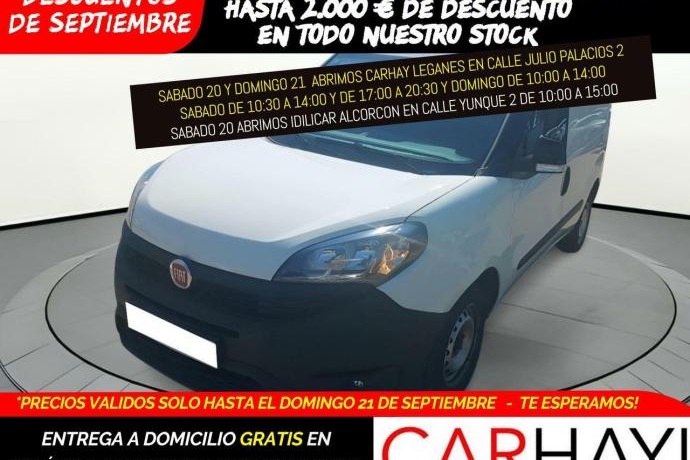 FIAT DOBLO CARGO FURGÓN BASE PLUS 1.3 MJET 70KW