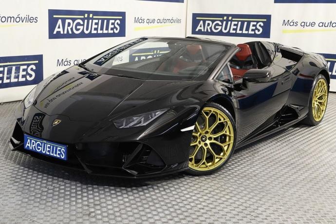 LAMBORGHINI HURACAN EVO Spyder V10 Nero Granatus 639cv