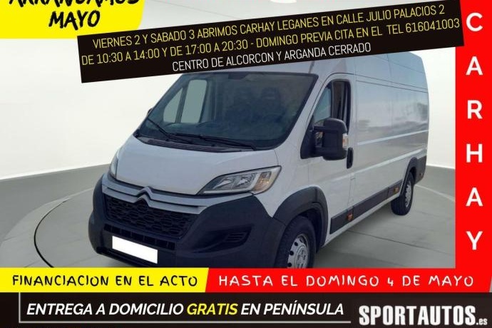 CITROEN JUMPER 35 L4H3 Heavy HDi 150 furgón 96KW 130CV