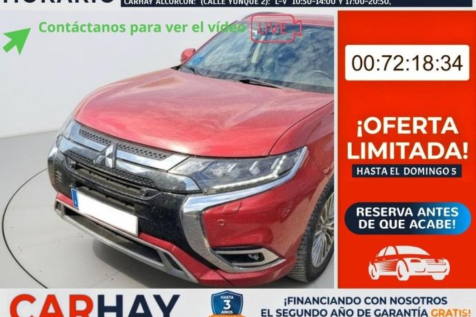 MITSUBISHI OUTLANDER 2.4 PHEV Kaiteki Auto 4WD