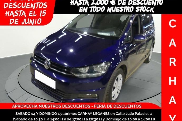 VOLKSWAGEN TOURAN 1.6 TDI SCR TRENDLINE (EU6.2) - 5 PLAZAS