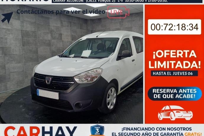 DACIA DOKKER COMBI AMBIANCE 1.6 75kW (102CV) GLP N1