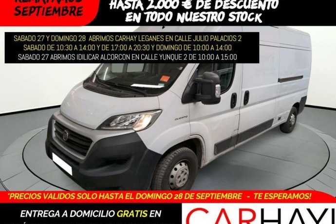 FIAT DUCATO 35 FURGÓN 2.0 Mjet L3H2 (EU6)