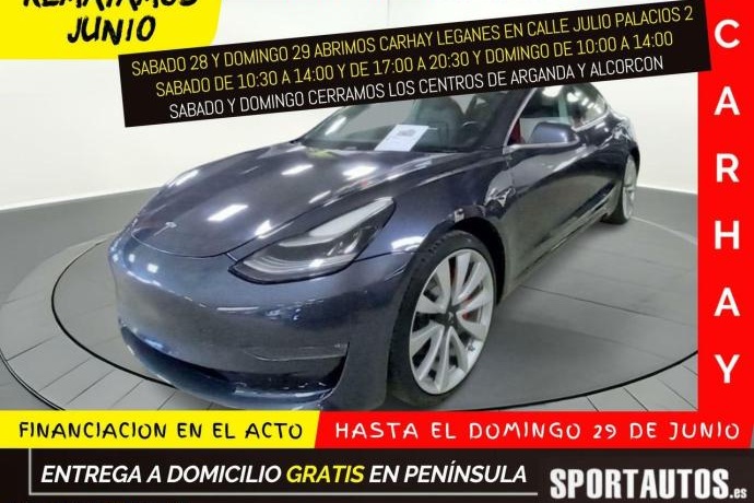 TESLA MODEL 3 75 KWH PERFORMANCE DUAL MOTOR