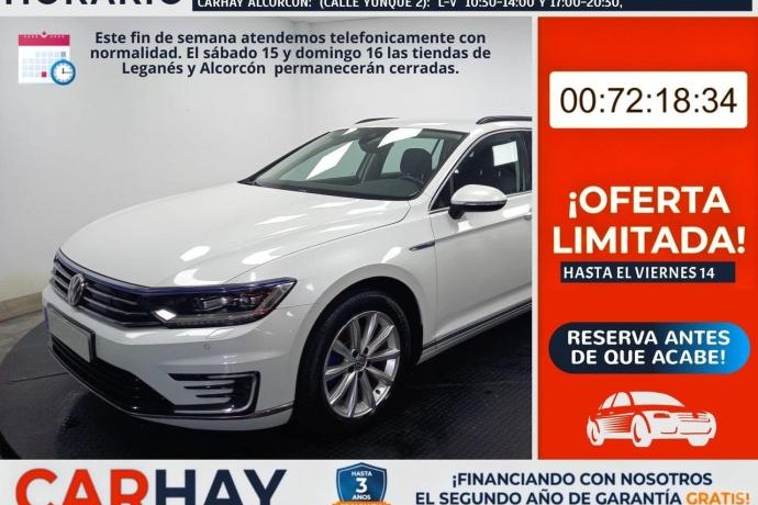 VOLKSWAGEN PASSAT VAR GTE 1.4 TSI BUSINESS PLUG-IN HYBRID