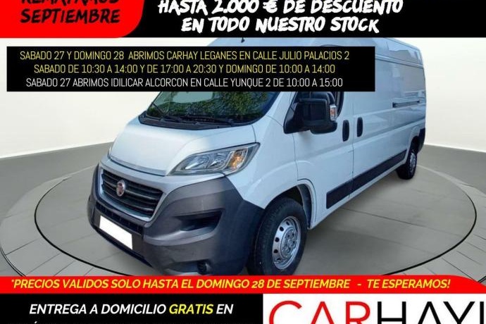FIAT DUCATO FURGÓN 2.0 Mjet L3H2 (EU6)